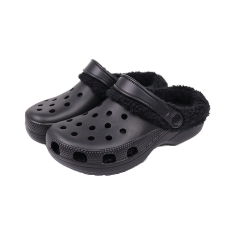 Warmth That Breathes: Perforated Clogs.