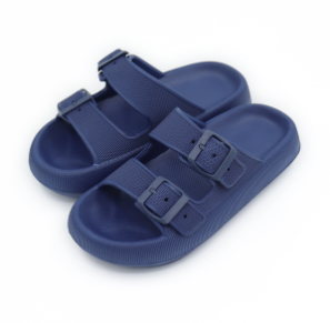 Double Adjustable Buckle Cloud Slides