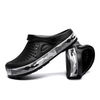 black clogs with strap