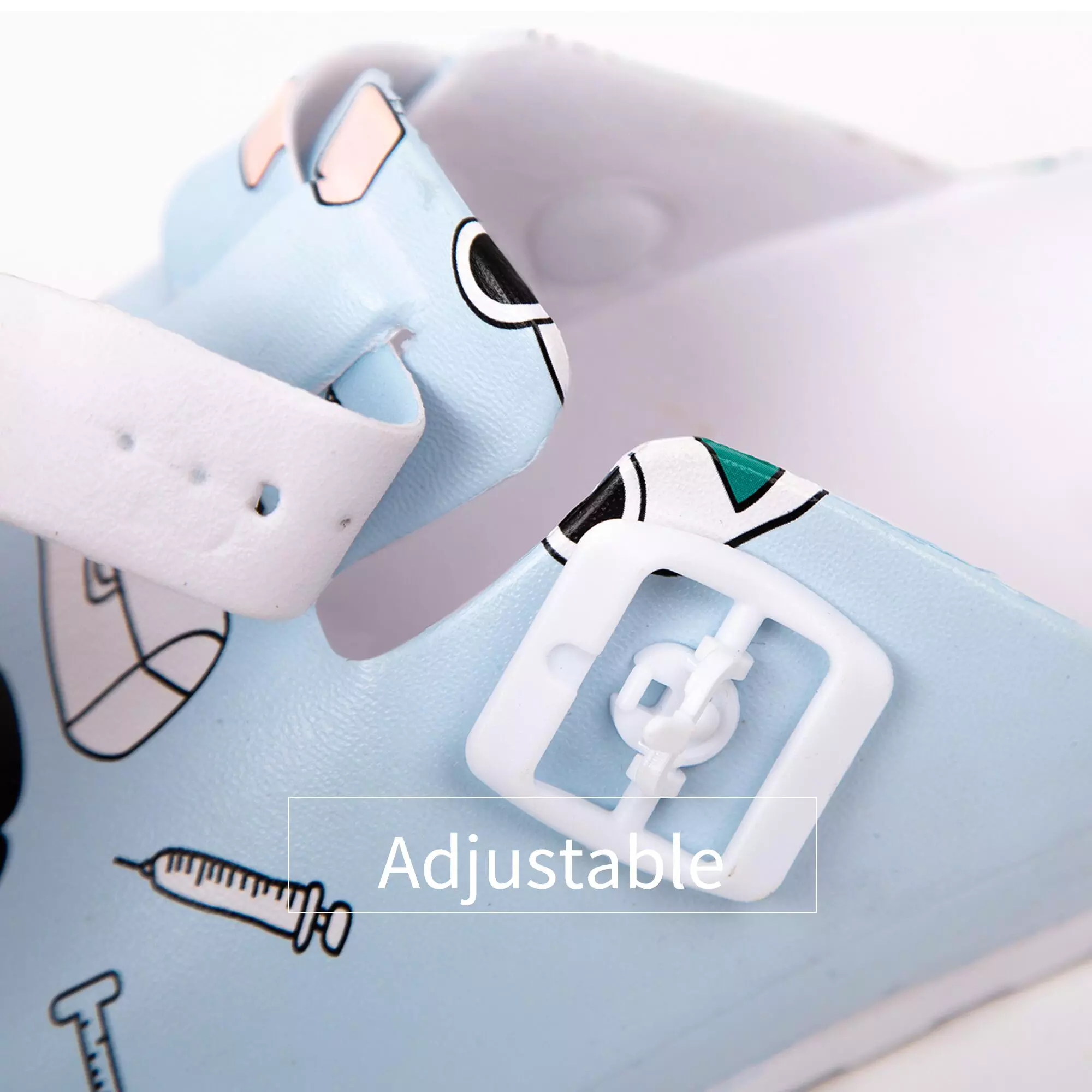 Women's Medical Shoes Printing Nurse Clogs