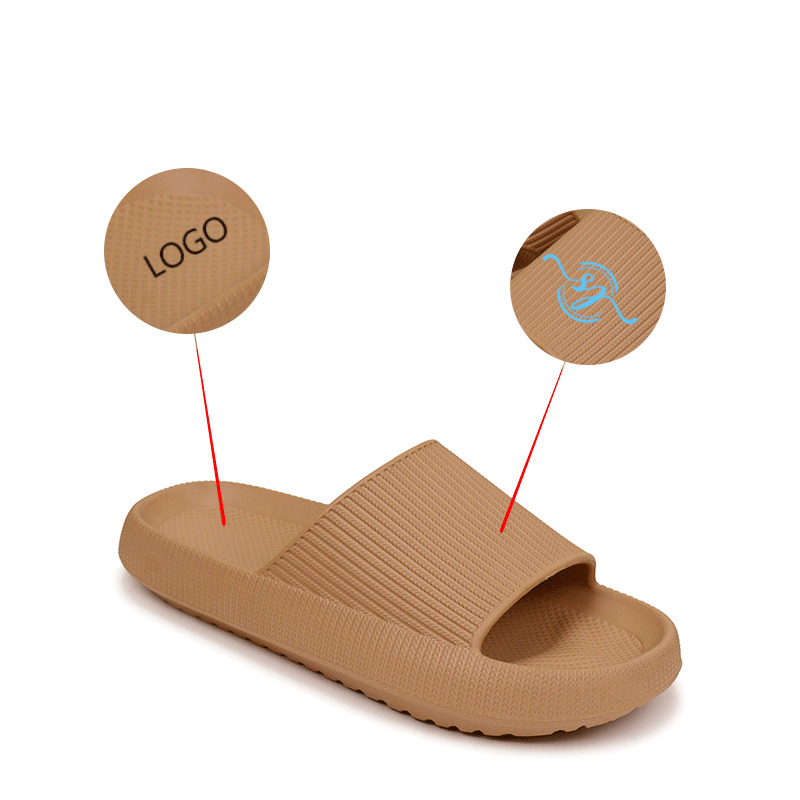 Solid color custom slippers