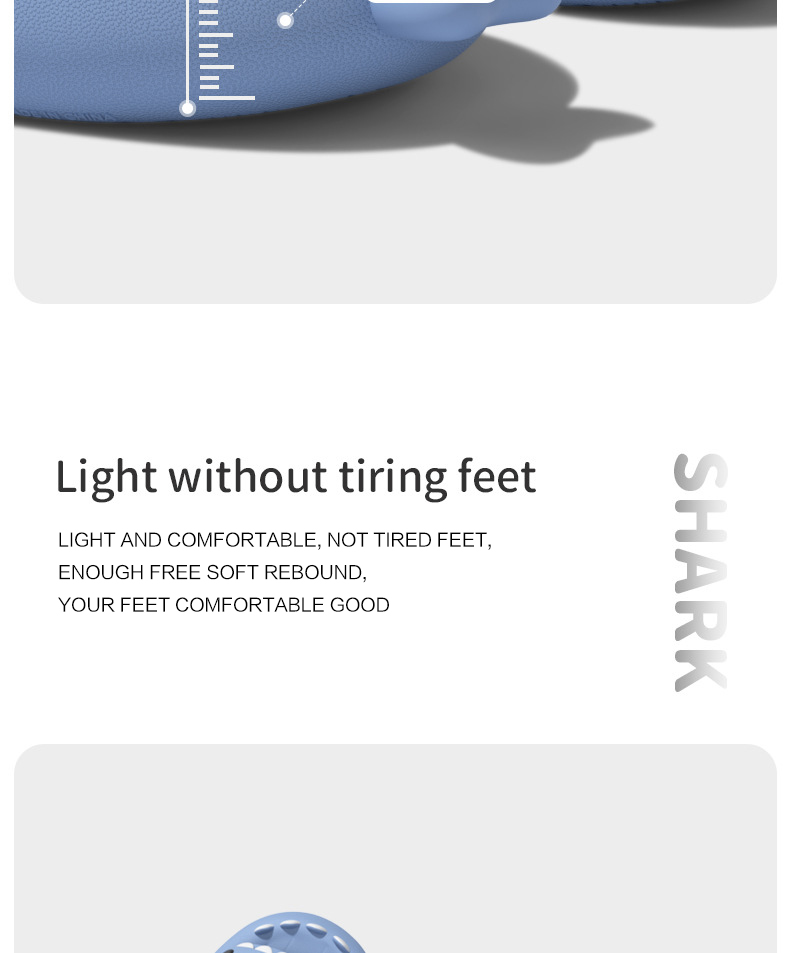 custom colorful EVA bathroom shark slippers 