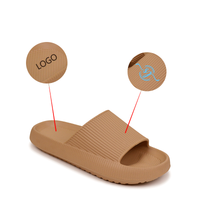 Solid color slippers